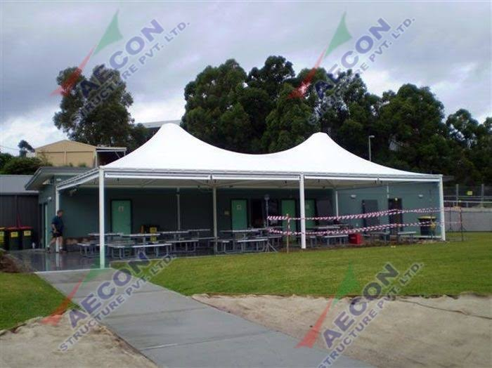 Tensile umbrella structure